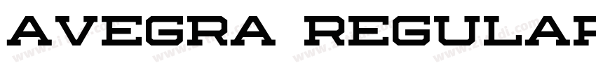 Avegra Regular字体转换